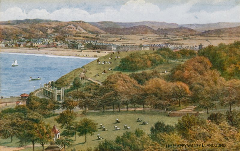 O Vale Feliz, Llandudno de Alfred Robert Quinton