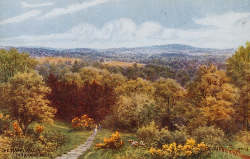 O Vale Feliz, Tunbridge Wells de Alfred Robert Quinton