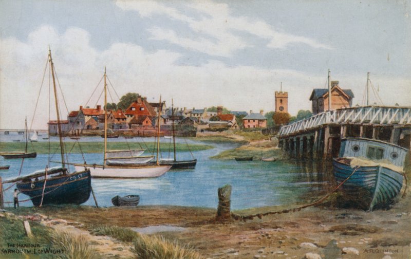 O porto, Yarmouth, eu do Wight de Alfred Robert Quinton