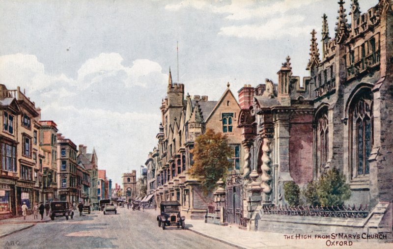 A alta, da igreja de St Mary, Oxford de Alfred Robert Quinton