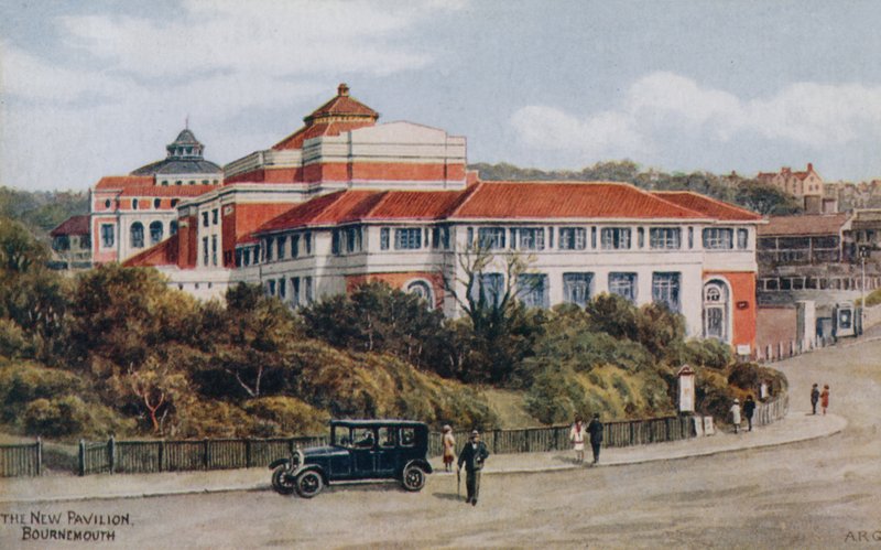 O novo pavilhão em Bournemouth de Alfred Robert Quinton