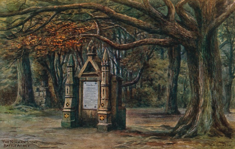 A pedra normanda, abadia de batalha de Alfred Robert Quinton