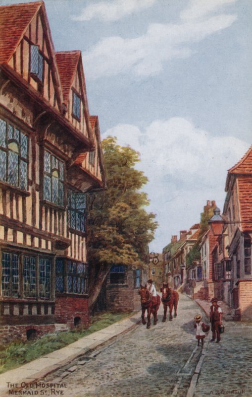 O velho hospital, Mermaid St, Rye de Alfred Robert Quinton