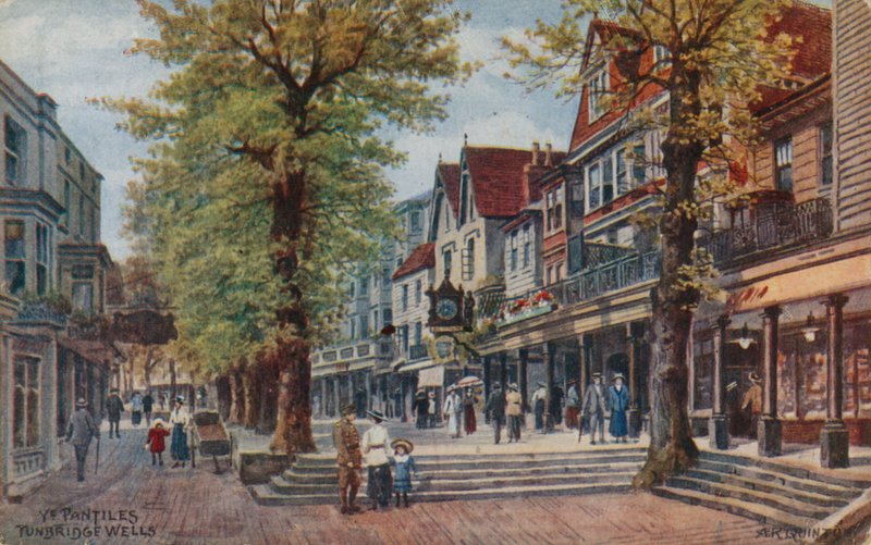 Os Pantiles, Tunbridge Wells de Alfred Robert Quinton
