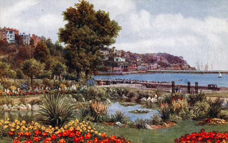 A lagoa, abadia jardins, torquay de Alfred Robert Quinton