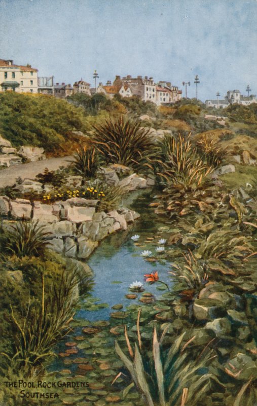 A piscina, jardins de pedra, Southsea de Alfred Robert Quinton