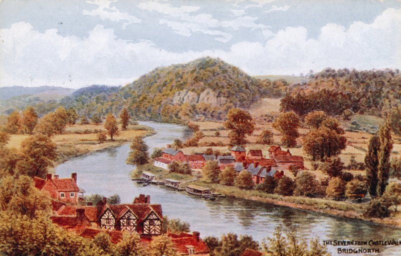 O Severn, de Castle Walk, Bridgnorth de Alfred Robert Quinton