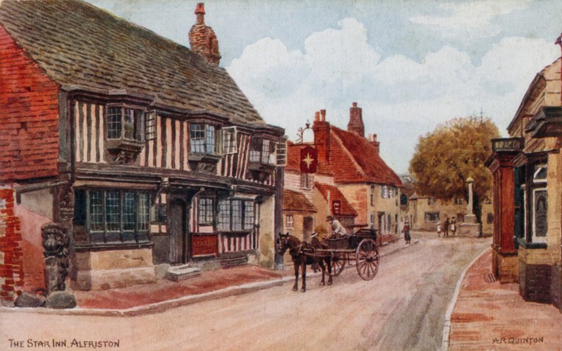 O Star Inn, Alfriston de Alfred Robert Quinton