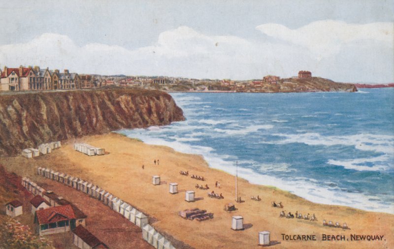 Praia de Tolcarne, Newquay de Alfred Robert Quinton