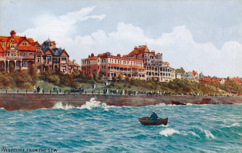 Westcliff do mar de Alfred Robert Quinton