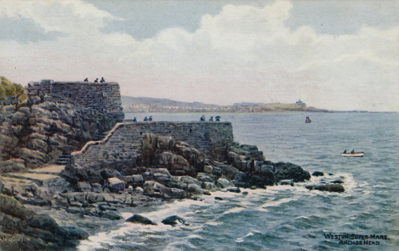 Weston-Super-Mare, cabeça de âncora de Alfred Robert Quinton