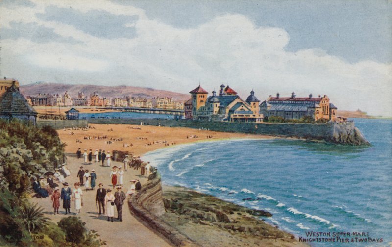Weston-Super-Mare, Cais Knightstone e Duas Baías de Alfred Robert Quinton