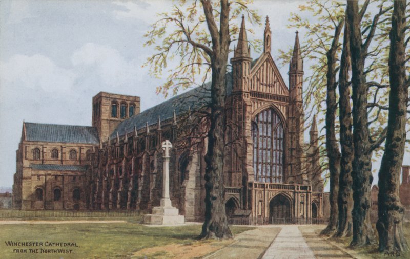 Catedral de Winchester, do Noroeste de Alfred Robert Quinton