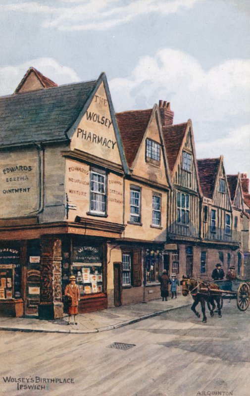 Lugar de nascimento de Wolsey, Ipswich de Alfred Robert Quinton