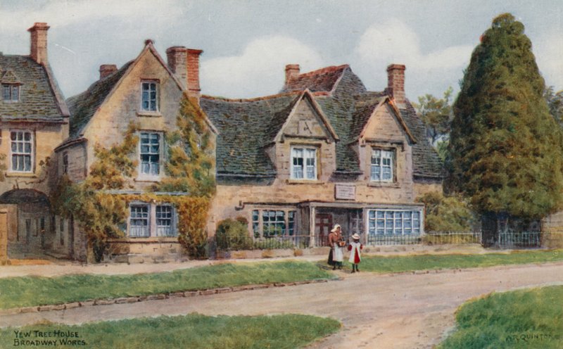 Teixo Casa na Árvore, Broadway, Worcs de Alfred Robert Quinton