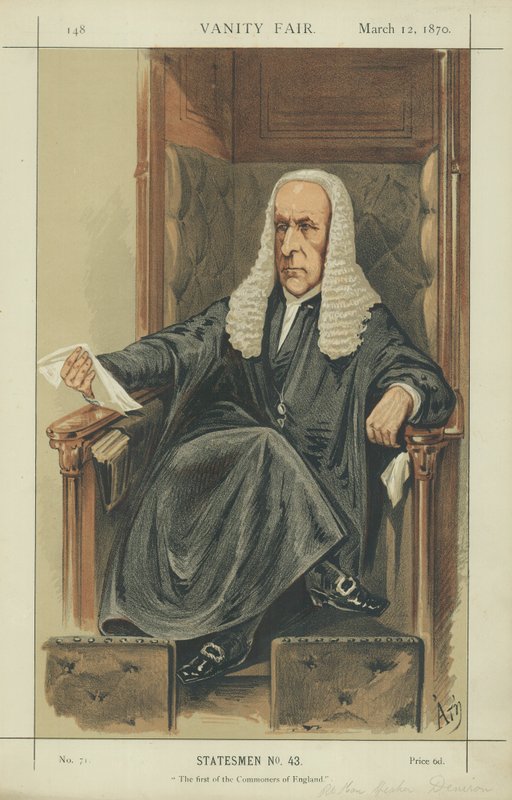 O orador (Sr. Speaker Denison) de Alfred Thompson