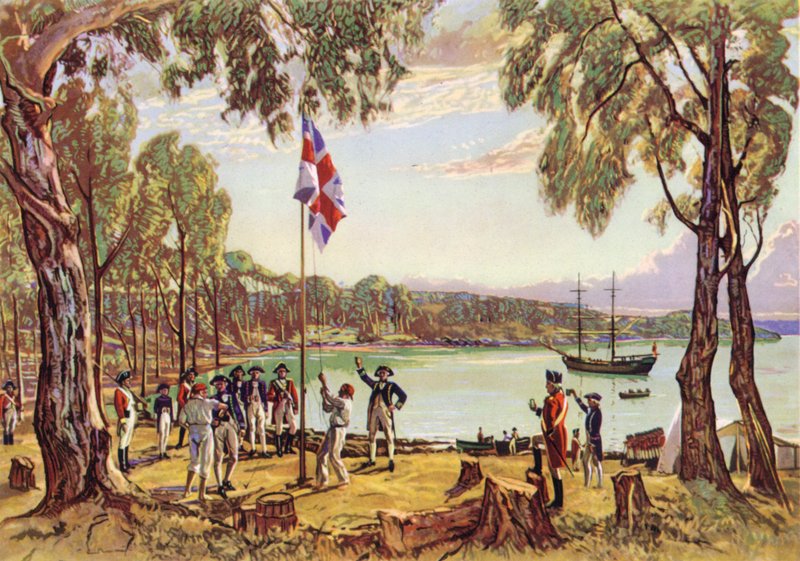 A fundação da Austrália de Algernon Mayow Talmage
