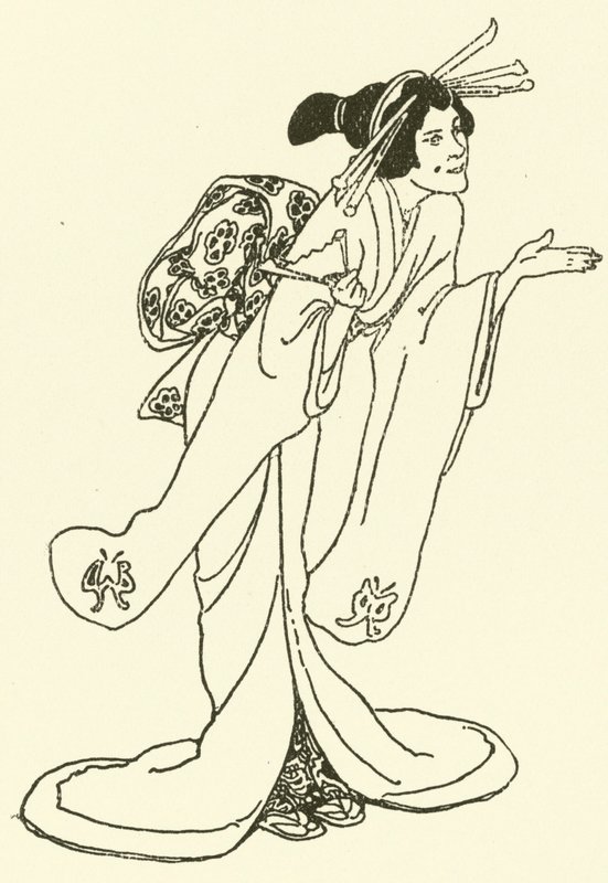 Ilustração para A História de O Mikado (gravura) de Alice Bolingbroke (after) Woodward