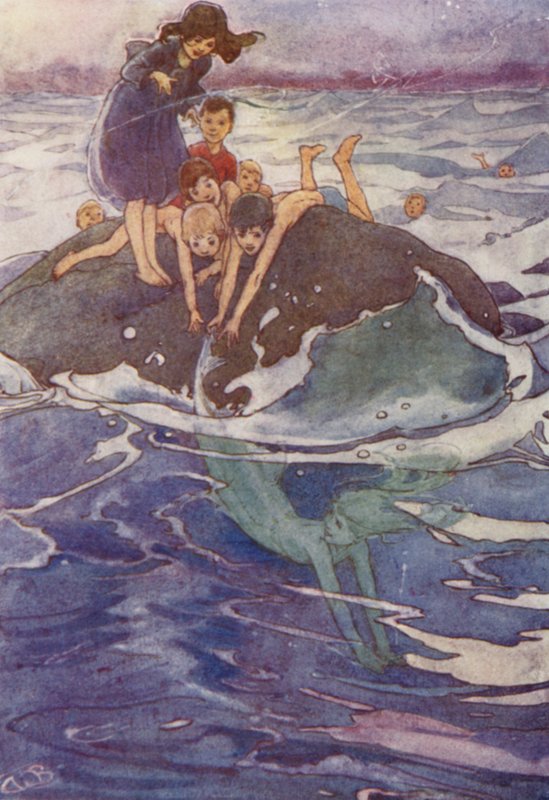 Ela escorregou do seu Grasp (cor litho) de Alice Bolingbroke (after) Woodward