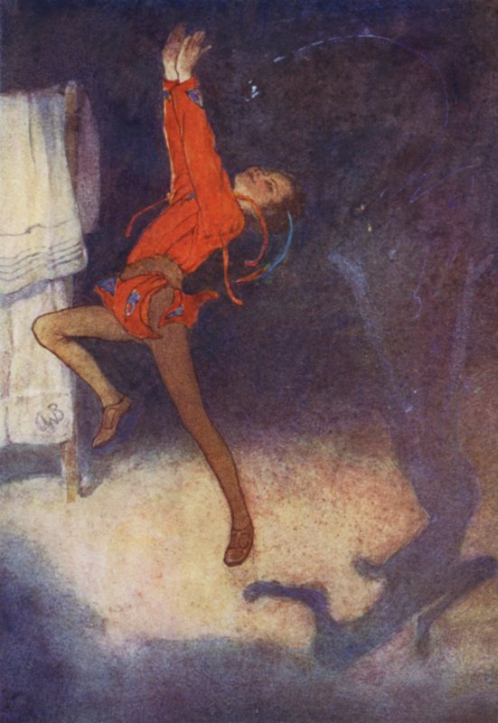 A Sombra mantida de forma bonita (cor litho) de Alice Bolingbroke (after) Woodward