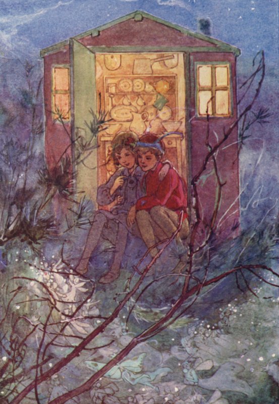 Com a Primavera vem Wendy (cor litho) de Alice Bolingbroke (after) Woodward