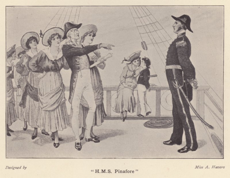 "HMS Pinafore" (litho) de Alice Havers