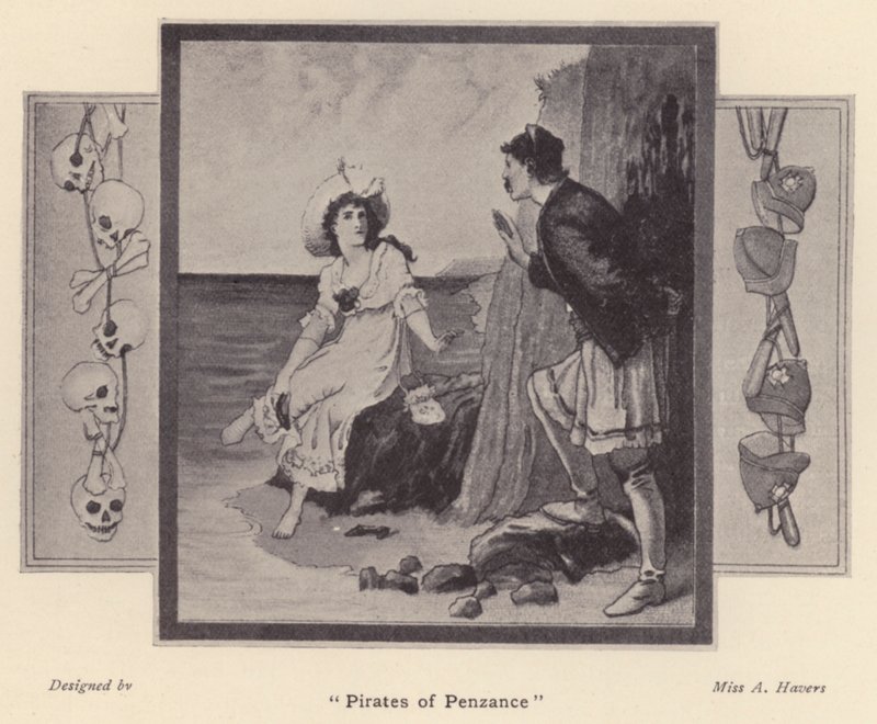 "Piratas de Penzance" (litho) de Alice Havers