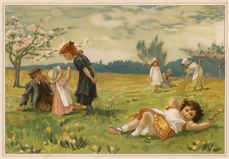 A macieira conceituada (cromolitho) de Alice Havers