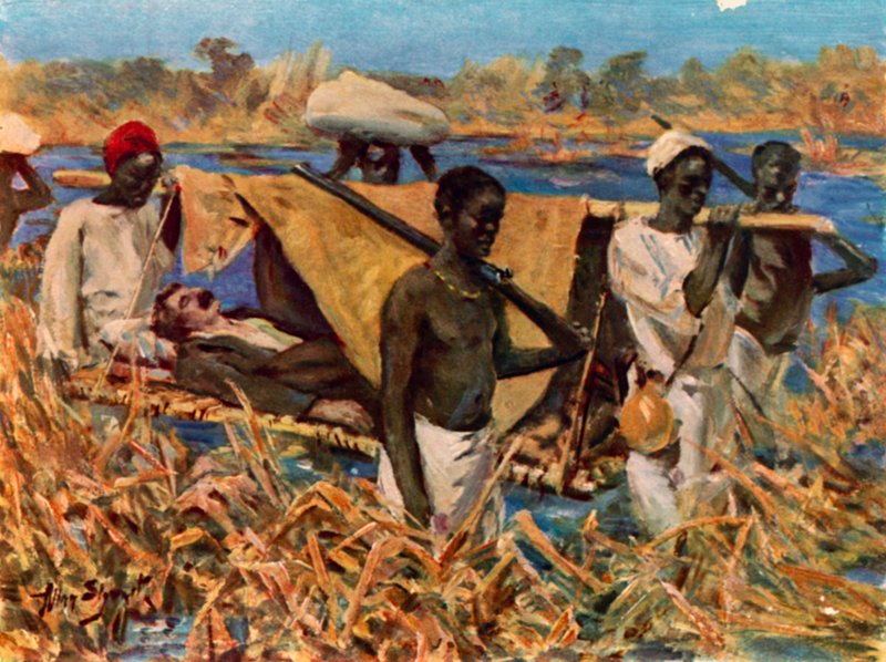 David Livingstone, A última jornada (lito colorido) de Allan (after) Stewart