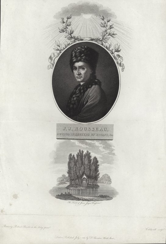 Jean-Jaques Rousseau de Allan Ramsay