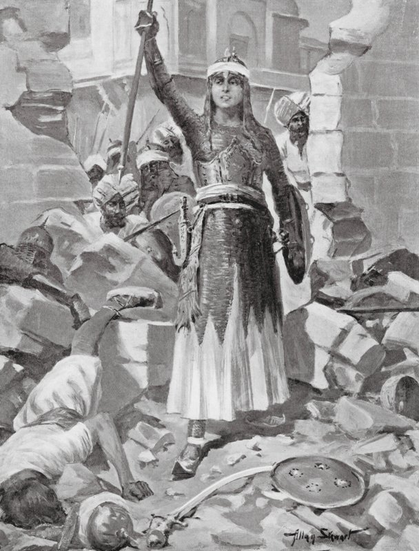 A princesa Chand Bibi defende Ahmadnagar de Allan Stewart
