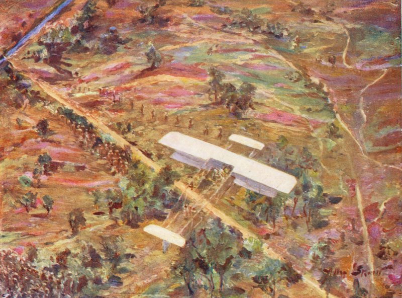 WW1: An Aerial Reconnaissance (litografia a cores) de Allan Stewart