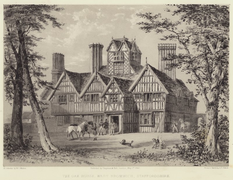 A casa de carvalho, West Bromwich, Staffordshire de Allen Edward Everitt