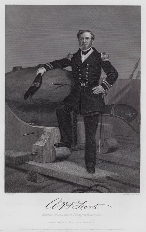Andrew Hull Foote (gravura) de Alonzo (after) Chappel