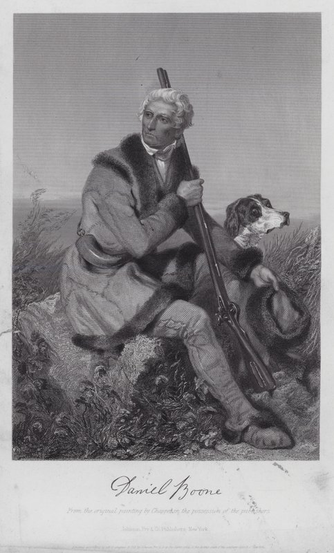Daniel Boone (gravura) de Alonzo (after) Chappel