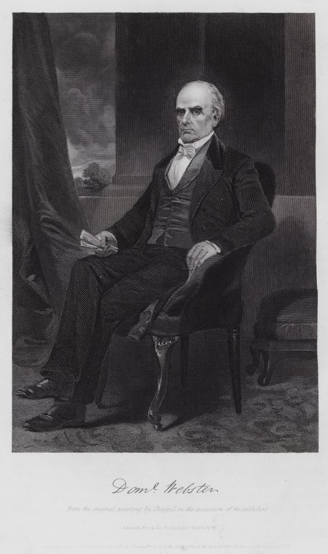 Daniel Webster (gravura) de Alonzo (after) Chappel