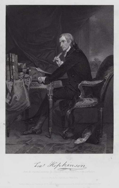 Francis Hopkinson (gravura) de Alonzo (after) Chappel