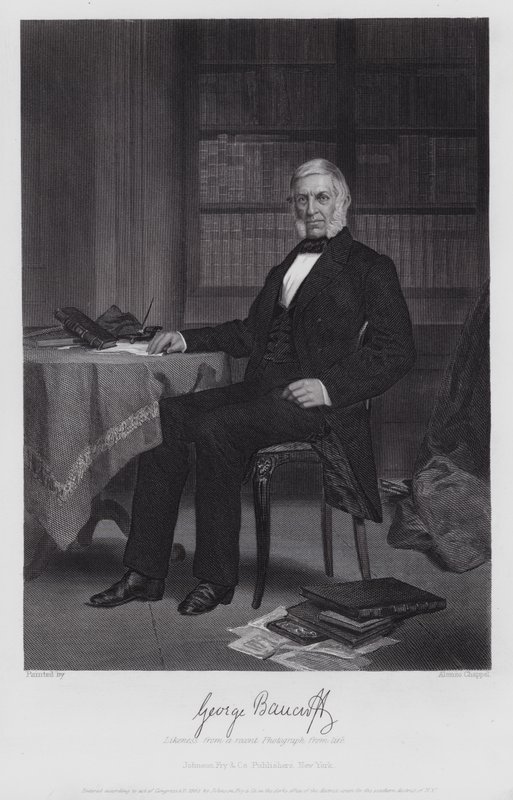 George Bancroft (gravura) de Alonzo (after) Chappel