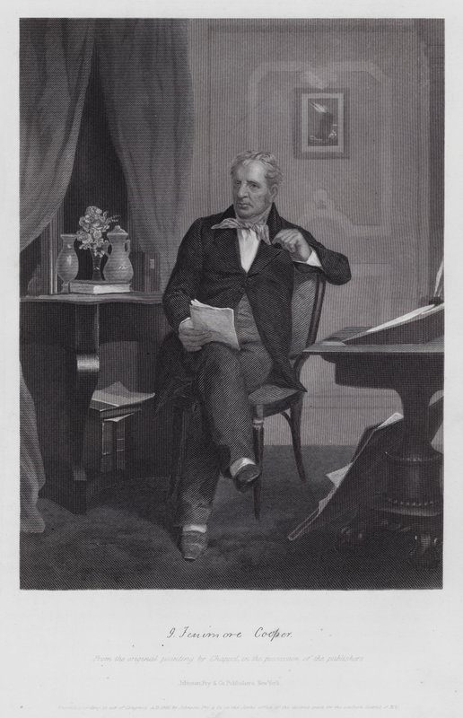 James Fenimore Cooper (gravura) de Alonzo (after) Chappel