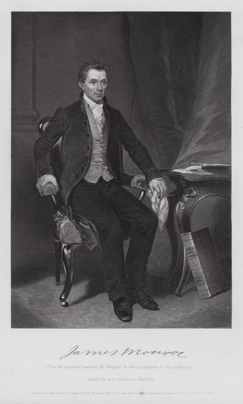 James Monroe (gravura) de Alonzo (after) Chappel
