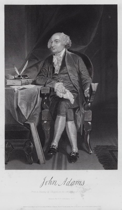 John Adams (gravura) de Alonzo (after) Chappel