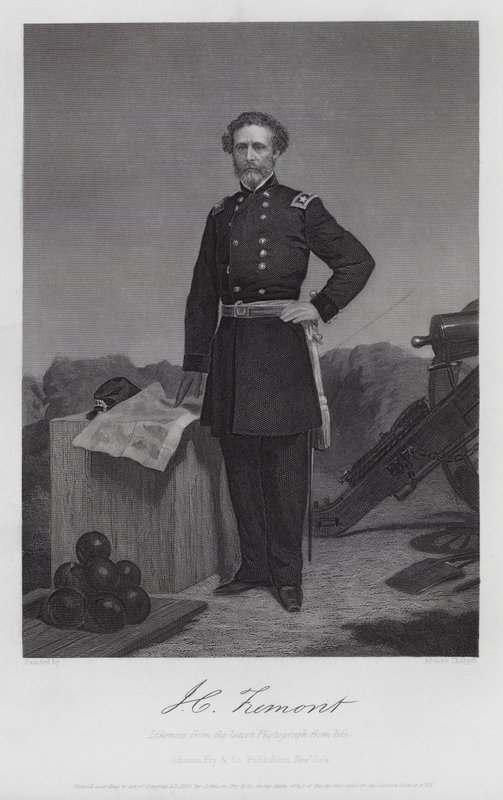 John Charles Fremont (gravura) de Alonzo (after) Chappel
