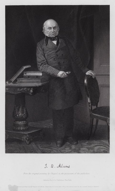 John Quincy Adams (gravura) de Alonzo (after) Chappel
