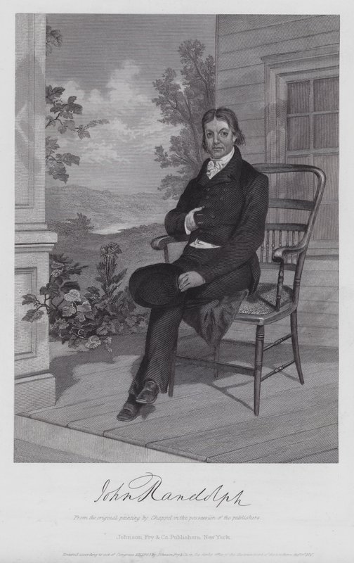 John Randolph (gravura) de Alonzo (after) Chappel