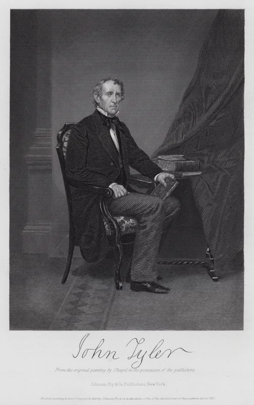 John Tyler (gravura) de Alonzo (after) Chappel