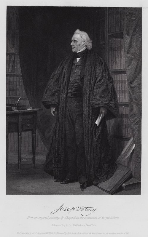 Joseph Story (gravura) de Alonzo (after) Chappel