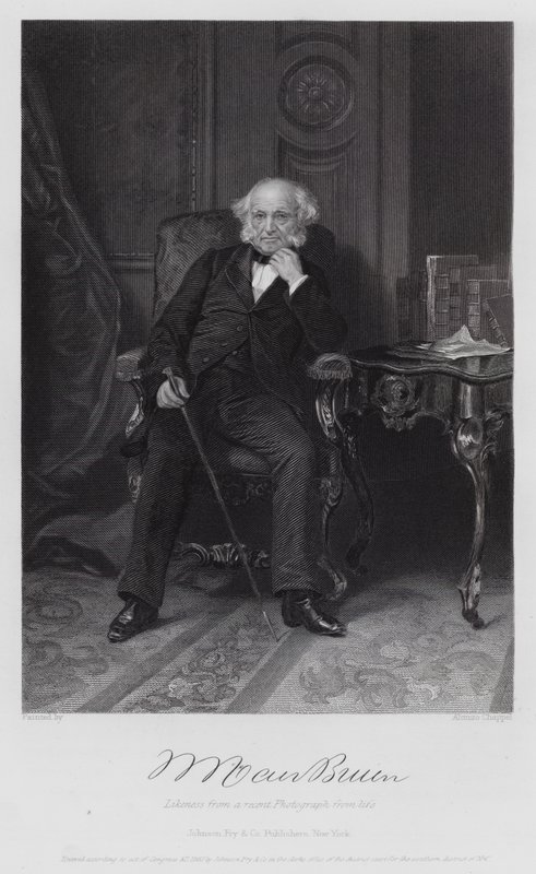 Martin Van Buren (gravura) de Alonzo (after) Chappel