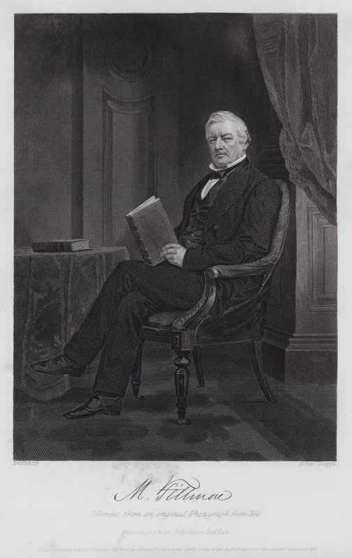 Millard Fillmore (gravura) de Alonzo (after) Chappel