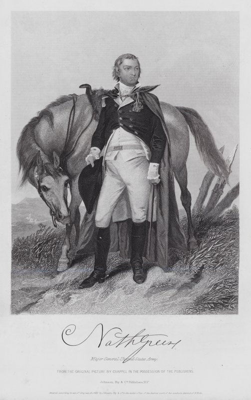 Nathaniel Greene (gravura) de Alonzo (after) Chappel