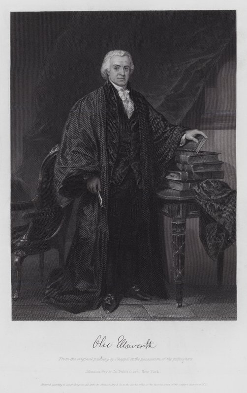 Oliver Ellsworth (gravura) de Alonzo (after) Chappel